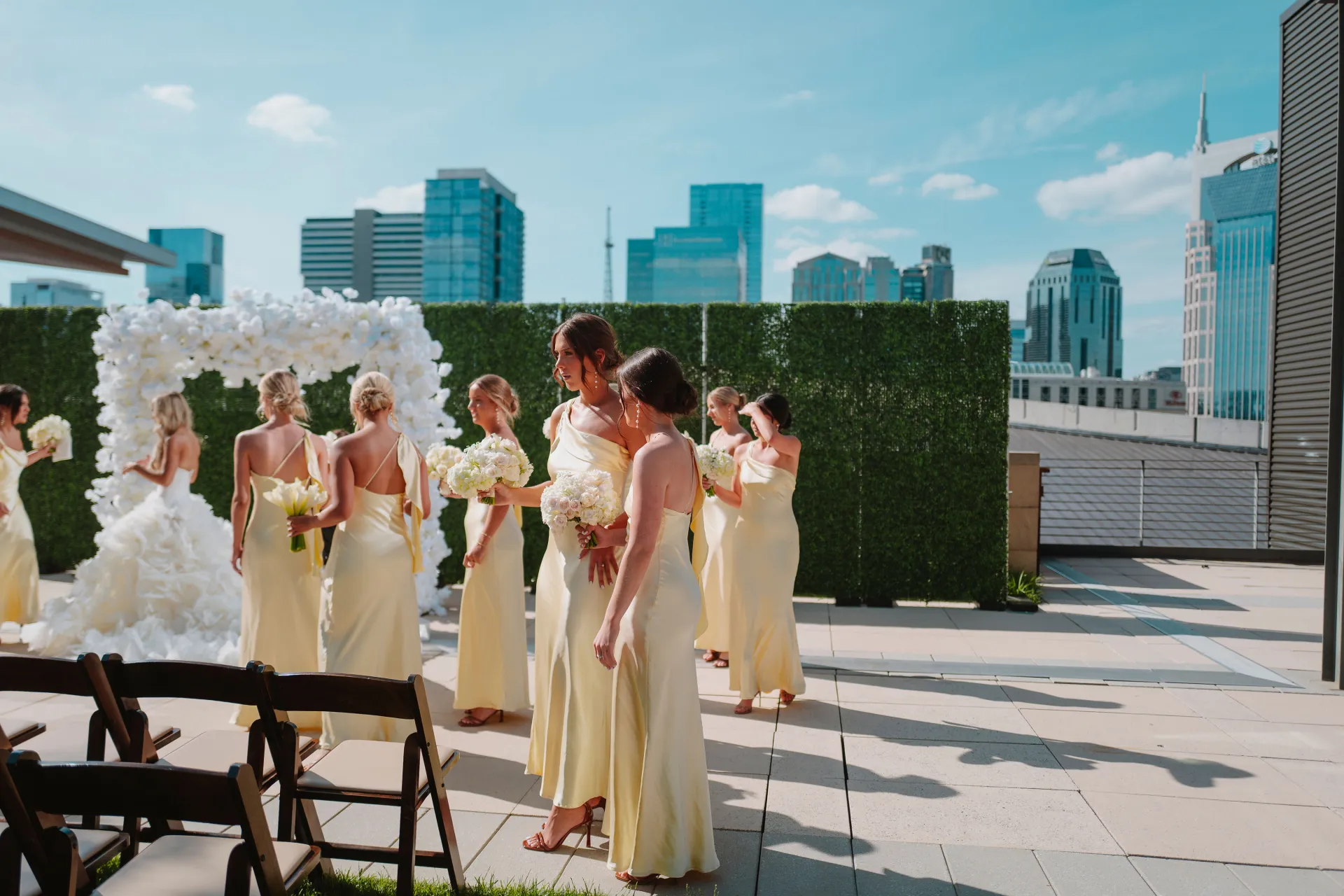 Behind-the-scenes wedding content from Emily & Michael Nashville wedding
